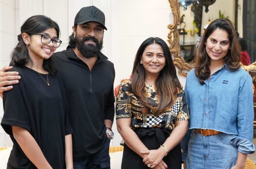 Charan, Upasana appriciated Gandhi Tatha Chettu Team