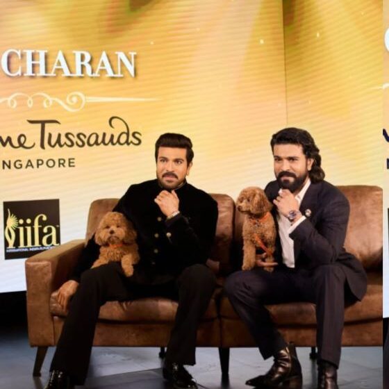 Ram Charan Makes History as he becomes First Indian Star Immortalized with Pet in Wax