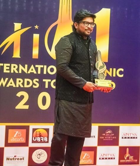 Iconic Cinematographer Kishore Boyidapu received the prestigious International Iconic Award