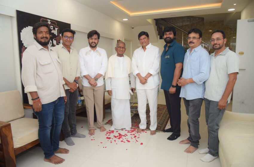 Ilaiyaraaja congratulates the Shashtipoorthi team
