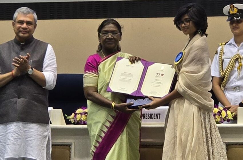 Sukruthi Veni Bandreddy Receives National Award for Best Child Artist