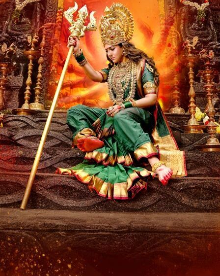 Powerful Look of Nayanthara Unveiled from Mahasakthi