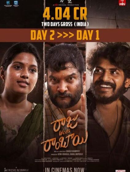  Raju Weds Rambai Registers ₹4.04 Cr Gross in AP & Telangana in Just 2 Days