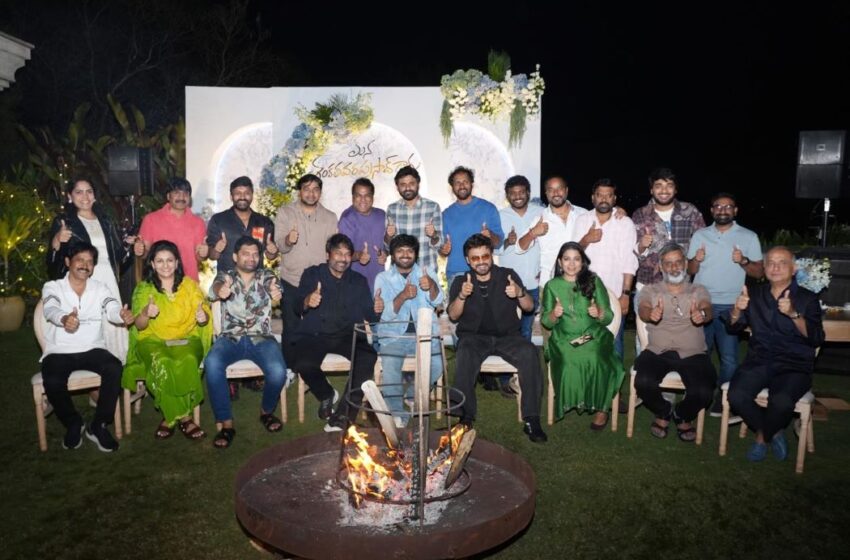  Megastar Chiranjeevi Hosts Lavish Party, Celebrating The Success Of Mana Shankara Vara Prasad Garu