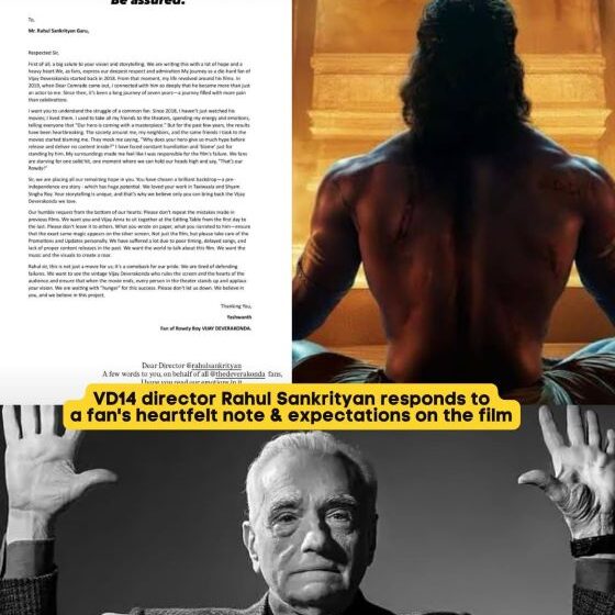  Rowdy fans are in for a treat with VD 14, says director Rahul Sankrityan