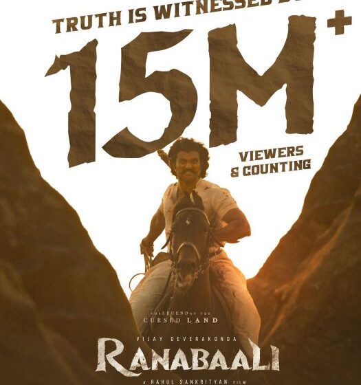  Ranabaali Title Glimpse Creates a Sensation with 15+ Million Views
