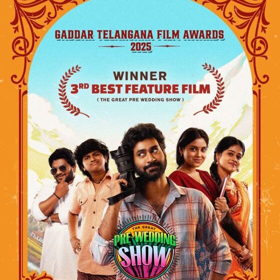  The Great Pre-Wedding Show Shines with Double Honours at the Telangana Gaddar Film Awards 2025