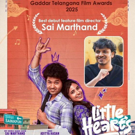  Sai Marthand Wins Gaddar Award for Best Debut Director for Little Hearts