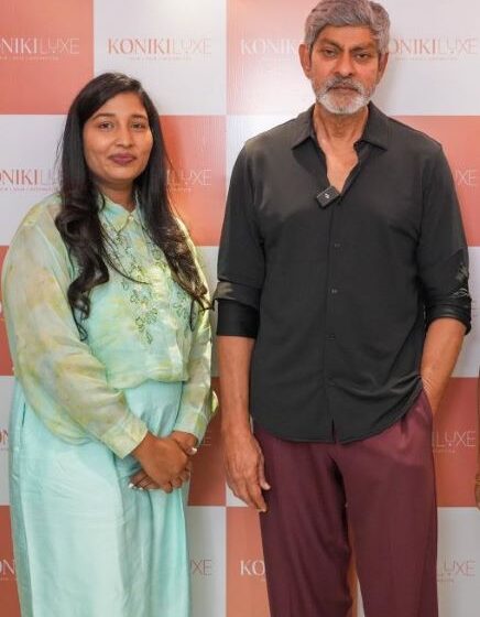  Actor Jagapathi Babu Launches Ram Koniki’s New Koniki Luxe Skincare in Hyderabad