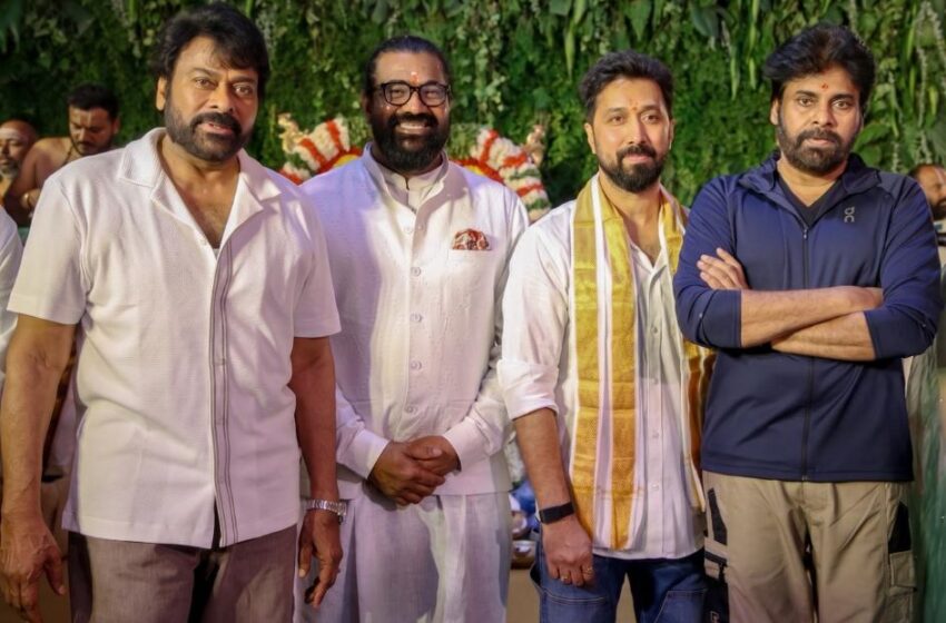#ChiruBobby2 / #Chiru158 Launched grandly – Regular Shoot Commences Tomorrow