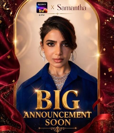  Samantha Teases an Exciting New Chapter with Sony LIV Tamil