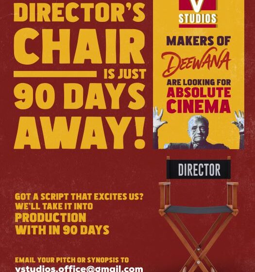  V Studios, Producers of Deewana Invite Talented Aspiring Directors to Pitch Their Scripts for a Directorial Opportunity Within 90 Days