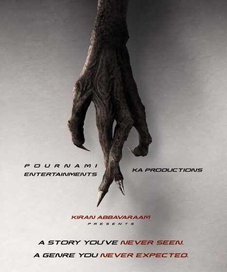 Kiran Abbavaram Announces Another Interesting Project Under KA Productions in Collaboration with Pournami Entertainments