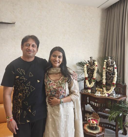 Actress Sri Gouri Priya Ties Rakhi to Cult Producer SKN on the Occasion of Rakhi Purnima