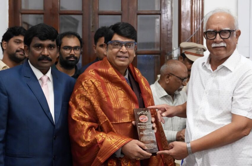  Dr. Naresh Vijayakrishna Felicitated by the Hon’ble Governor of Goa .55 golden years in cinema  