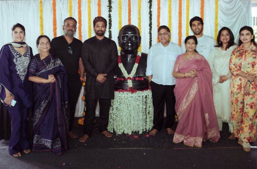  Allu Arjun Begins ICONZA on Birth Anniversary of Allu Ramalingaiah, Marks a New Chapter Beyond Cinema